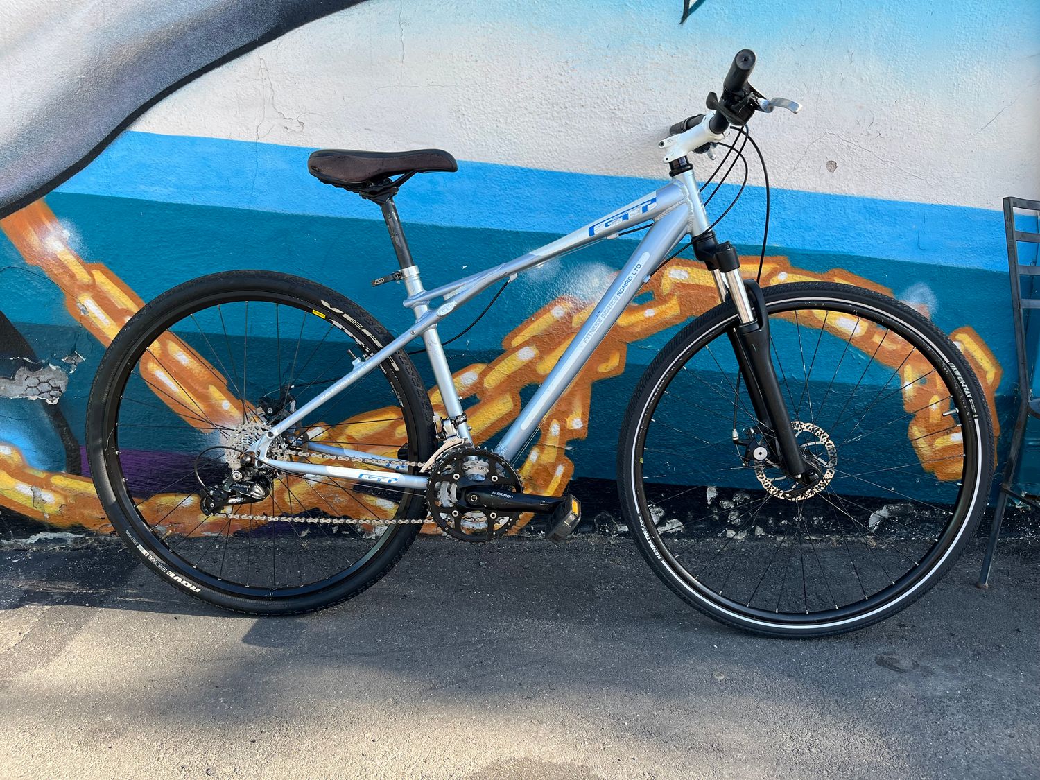 used GT Nomad Fitness Series disc, light blue, medium