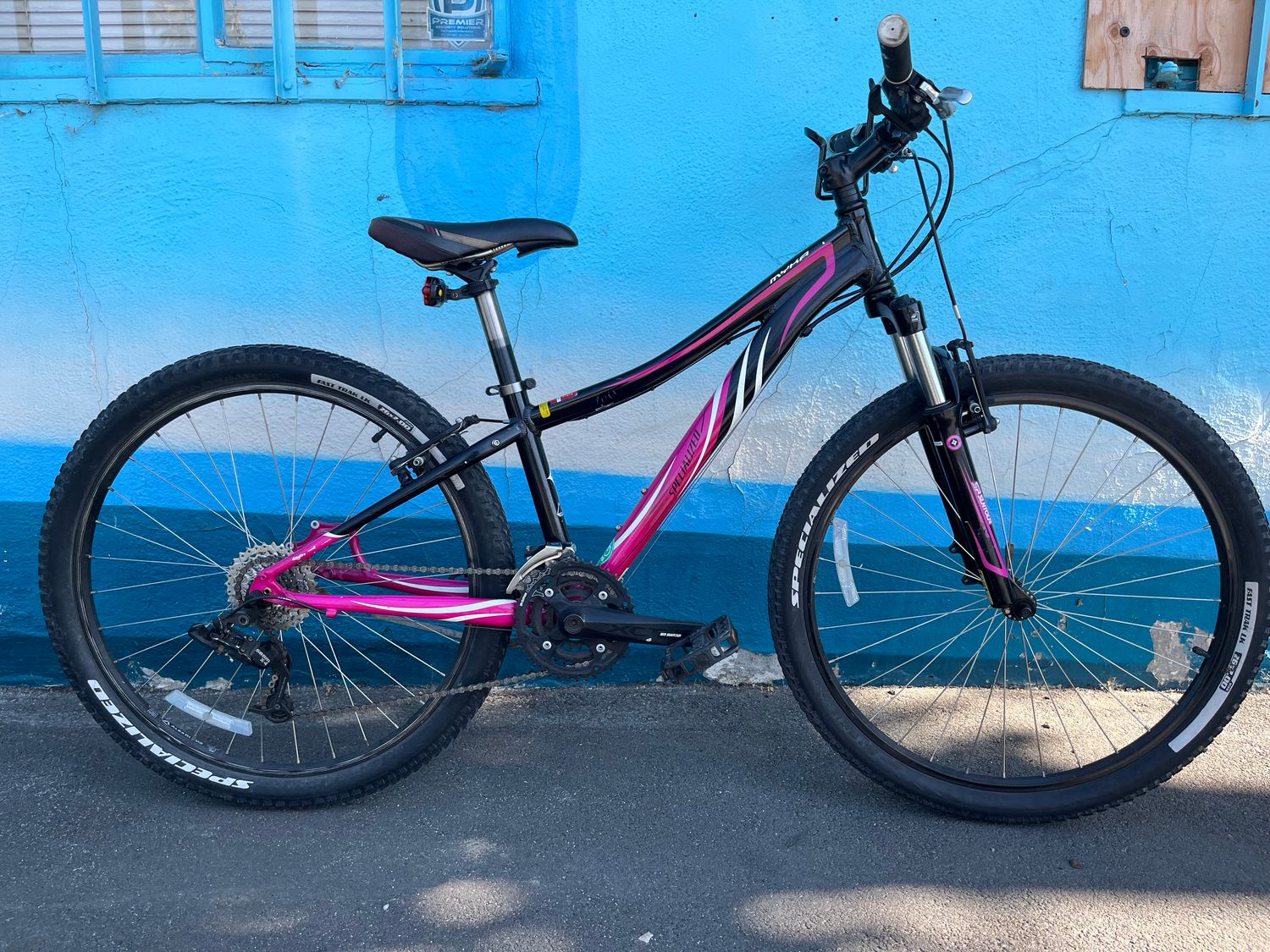 used Specialized Myka, black/pink/white, small
