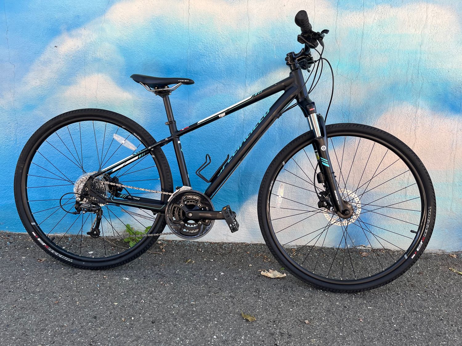 used Specialized Ariel, black/teal/white, small