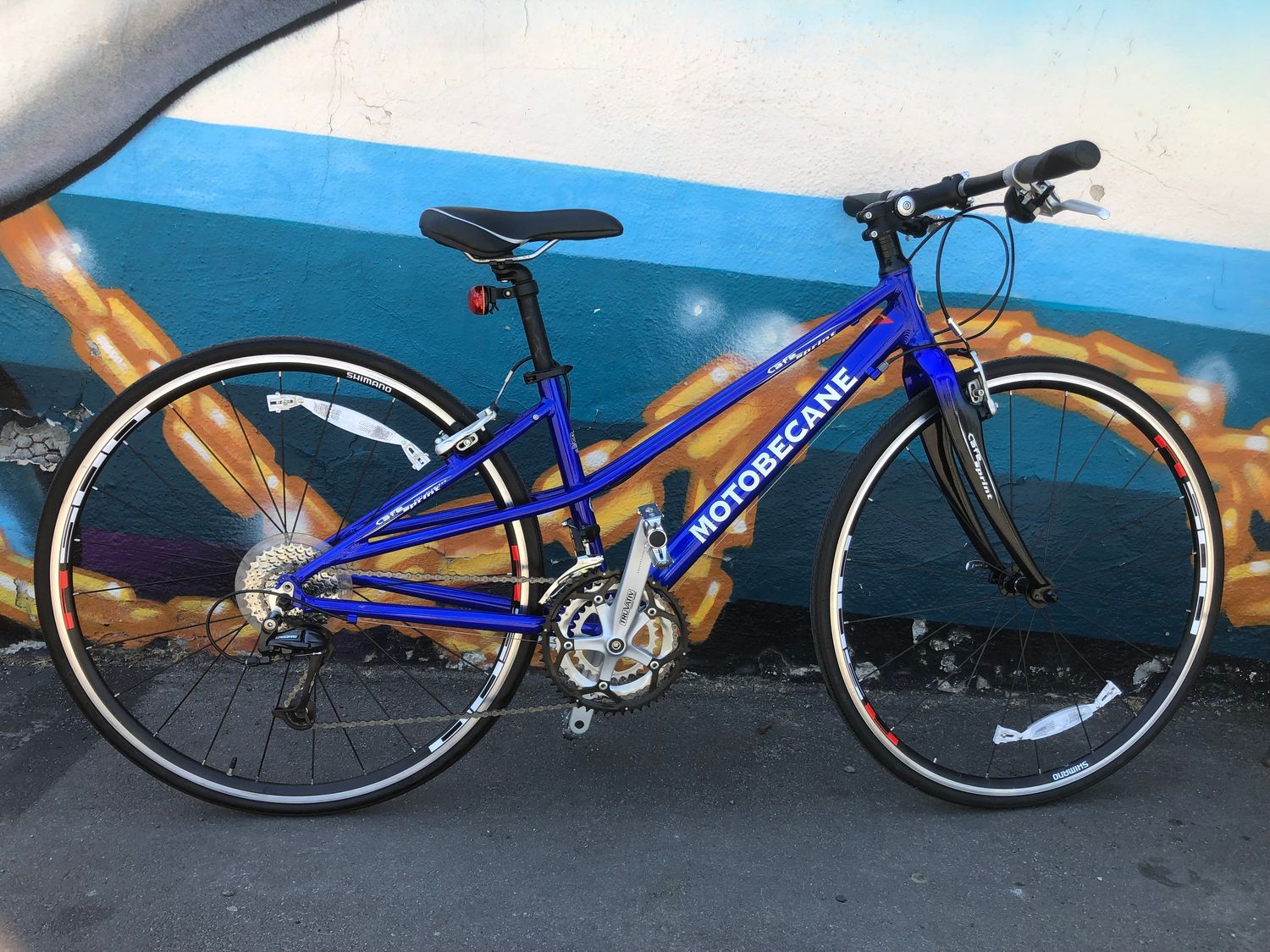 used, Motobecane Cafe Spring blue, small
