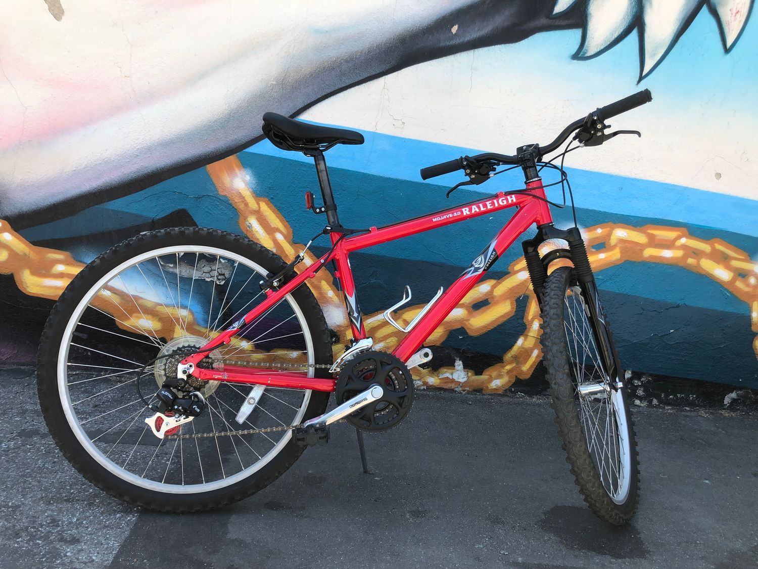 used, Raleigh Mohave 2.0, red, small