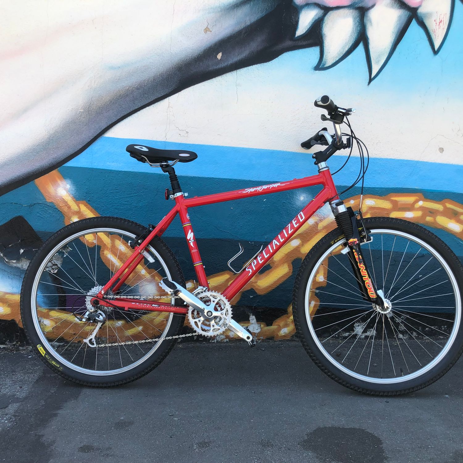 used, Specialized Stump Jumper, red, large