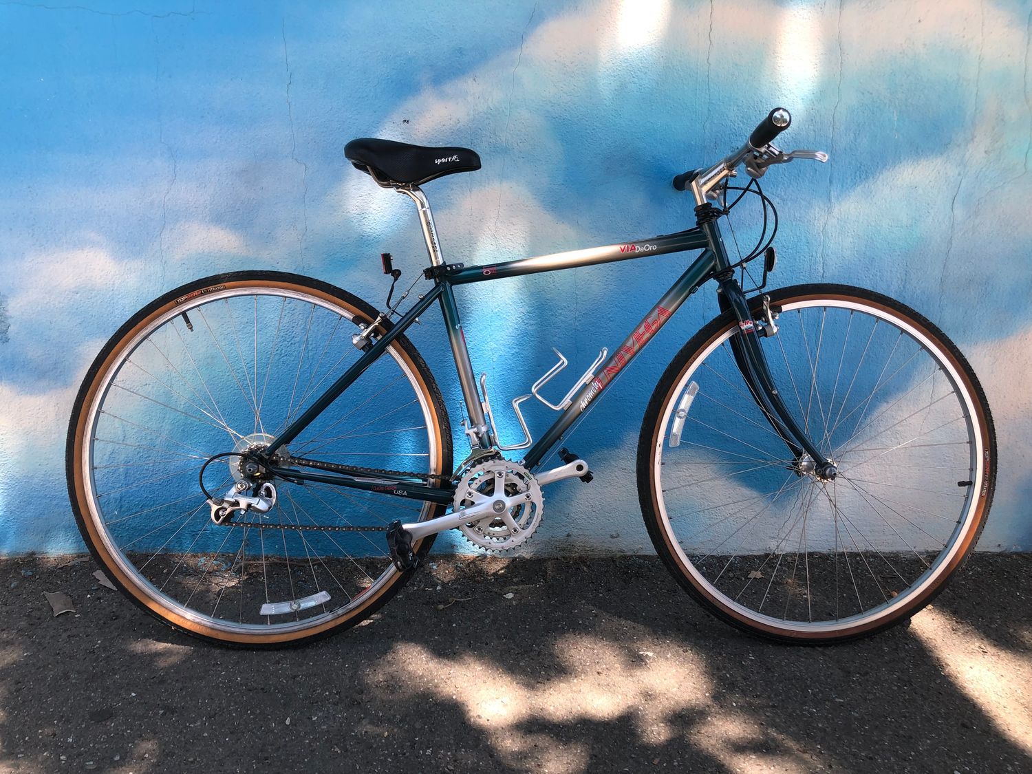 used, Univega VIA DeOro, 49cm, silver/teal