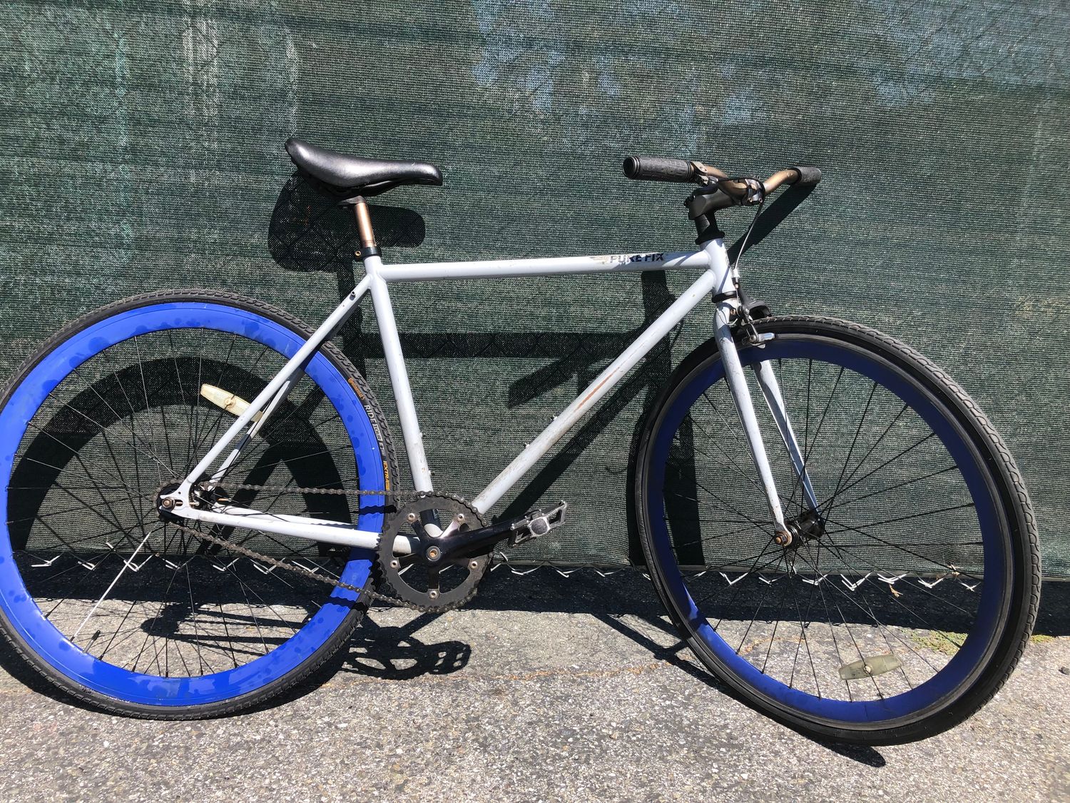 used, Pure Fix, gray, single speed, medium, as-is