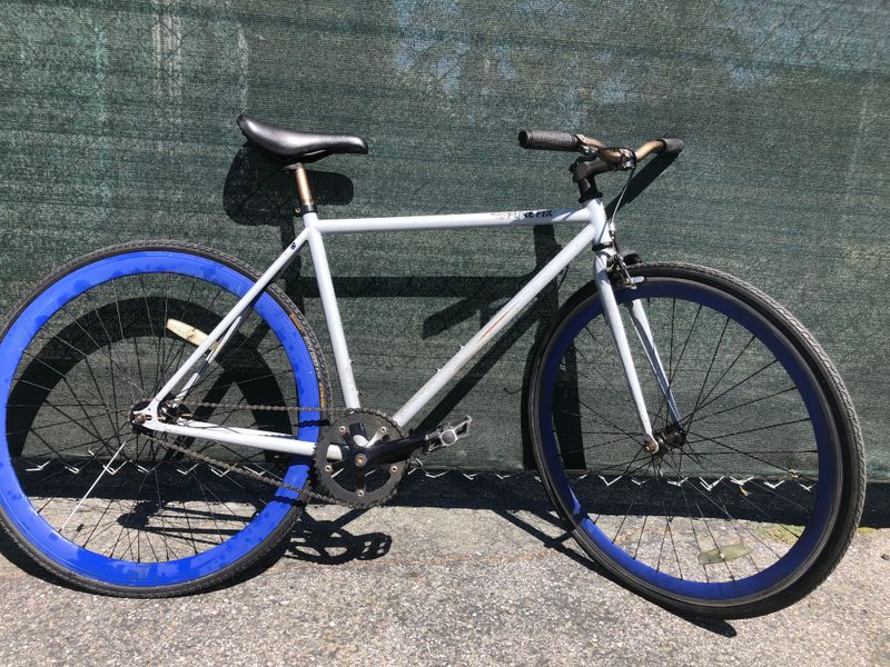 used, Pure Fix, gray, single speed, medium, as-is