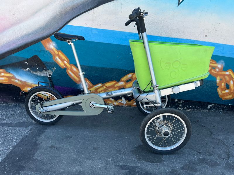 used Taga Bikes cargo/child carrier converts to stroller