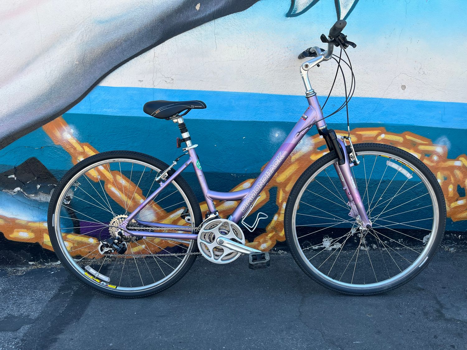 used Diamondback Edgewood, purple, medium