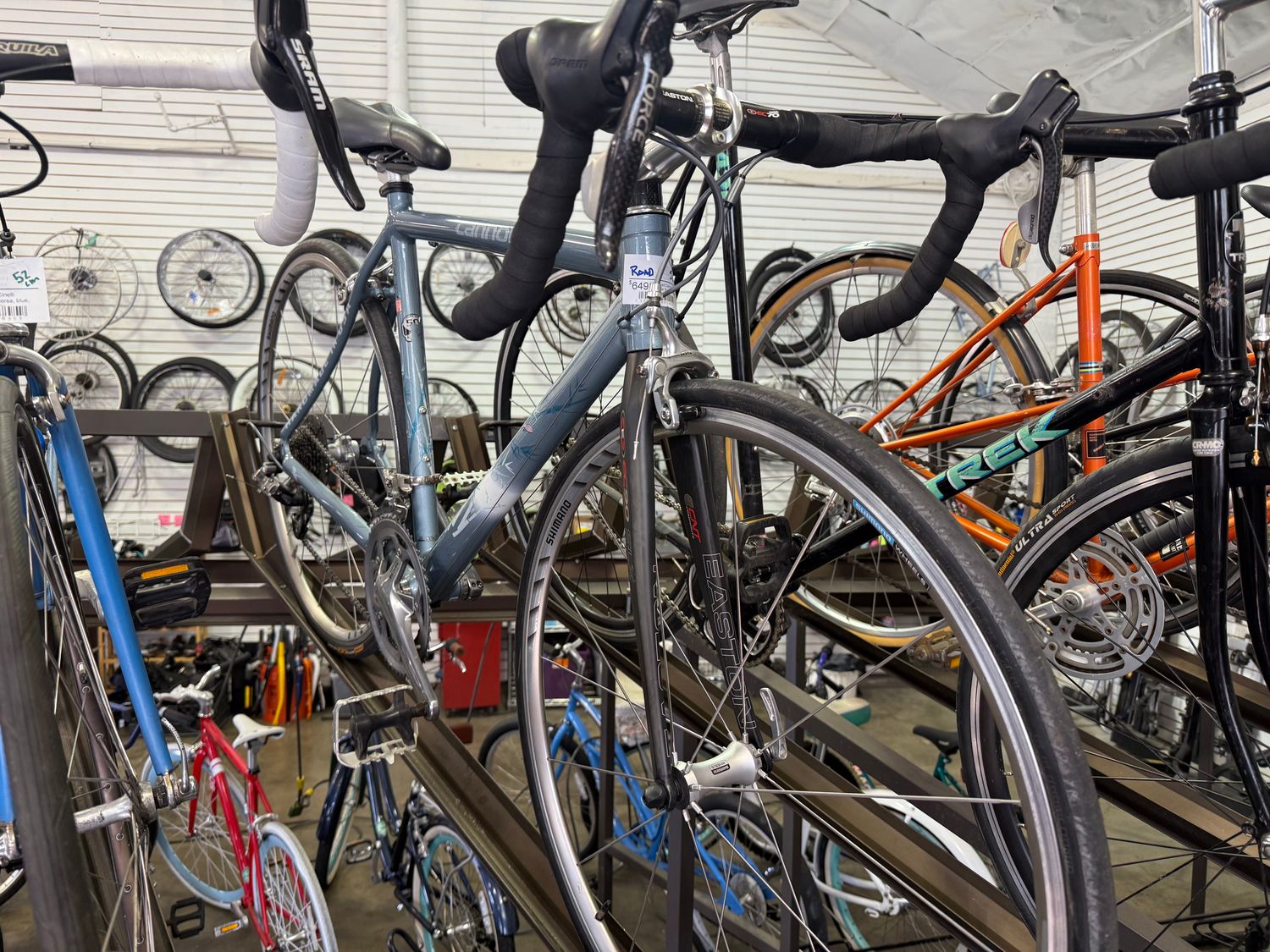 Used Cannondale Lt Blue Road Lite Alum 50cm