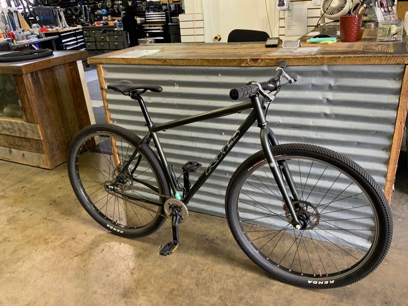 Used KHS Single Track Fixie Gray Large 29er