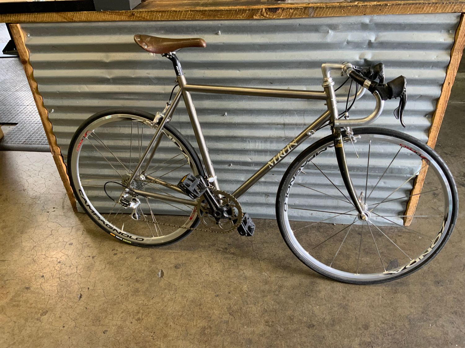 Used Merlin Titanium Silver road  51 cm