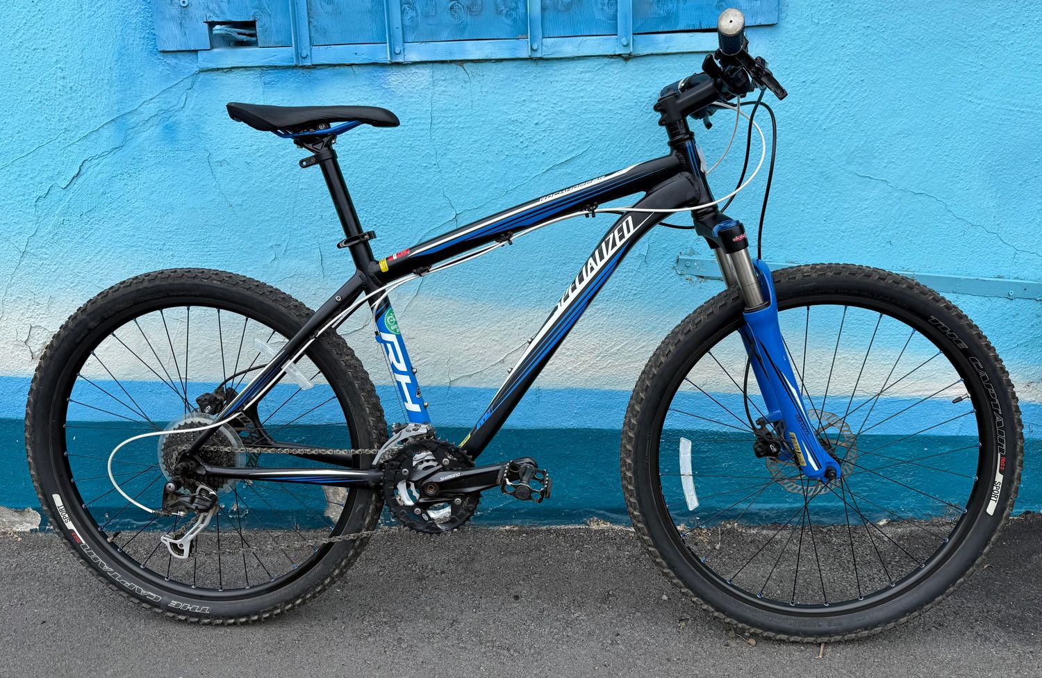 Used  Specialized Rockhopper Blue/White Disc 17.5 MD