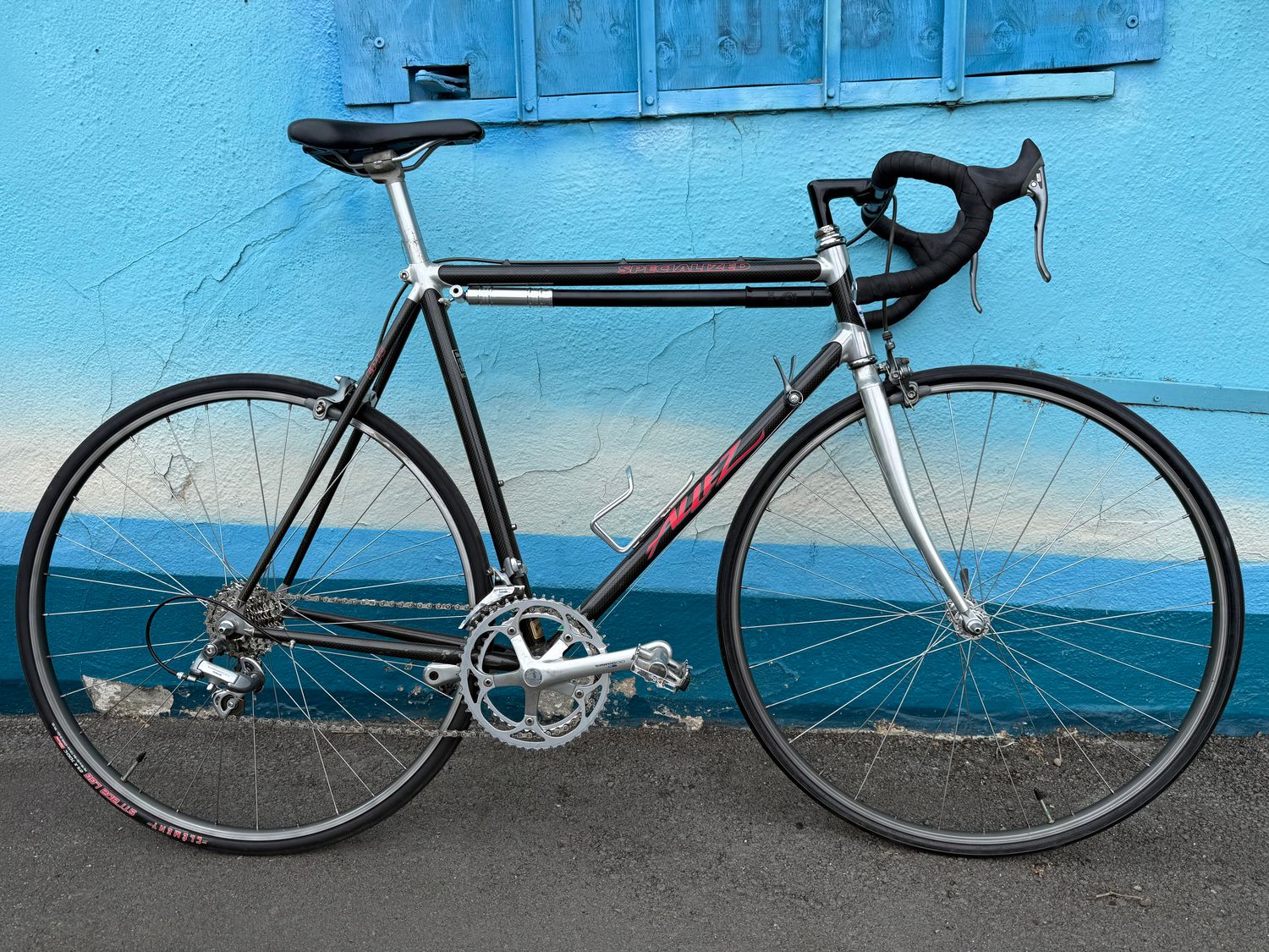 Used Vintage CARBON ALLEZ Black 58 cm
