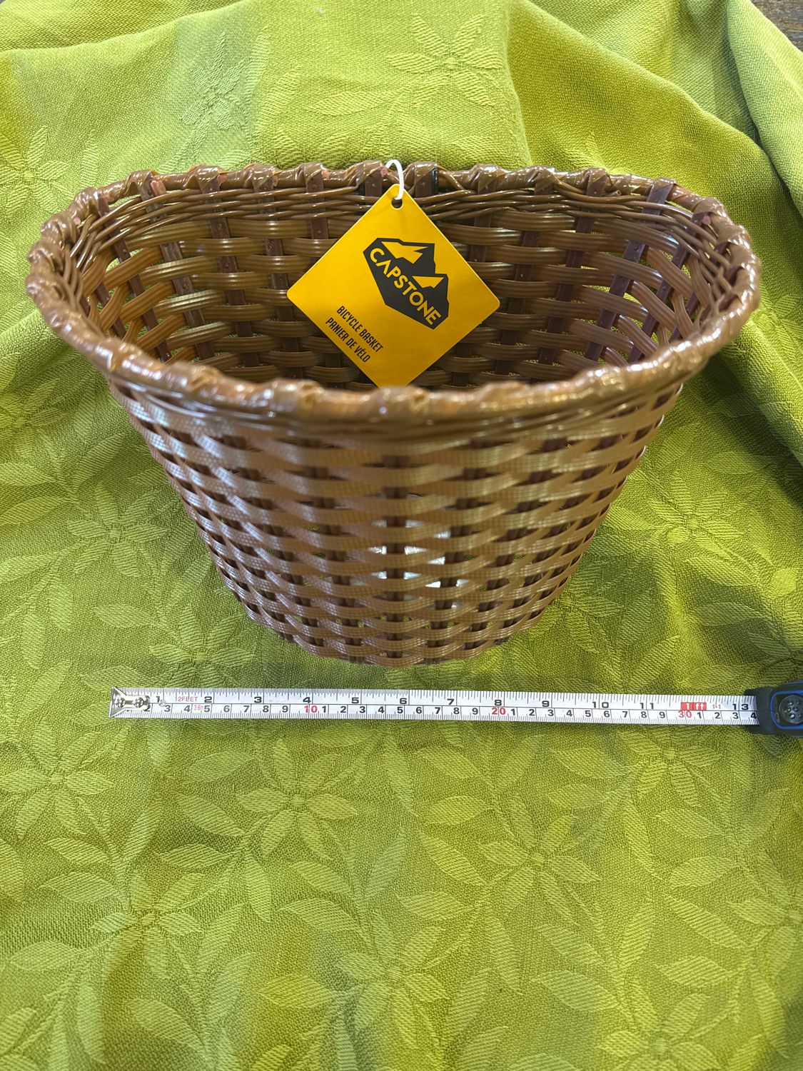 Basket - Capstone Bicycle Basket Brown