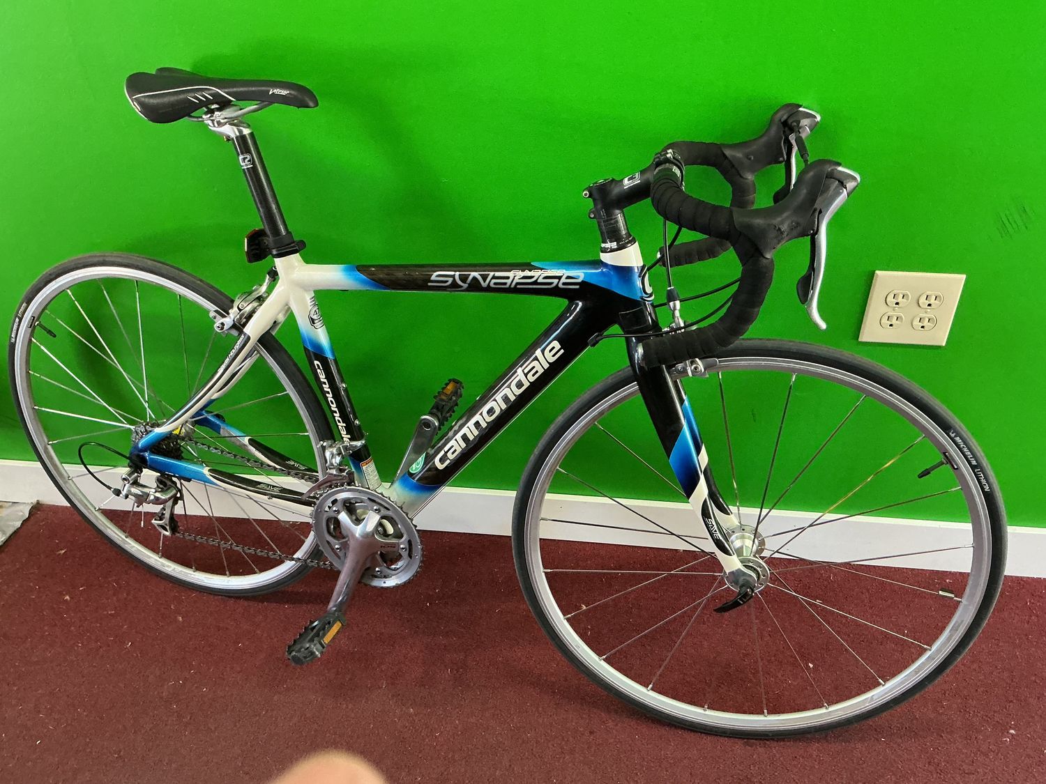 used Cannondale Synapse Blue/Blk carbon 47cm