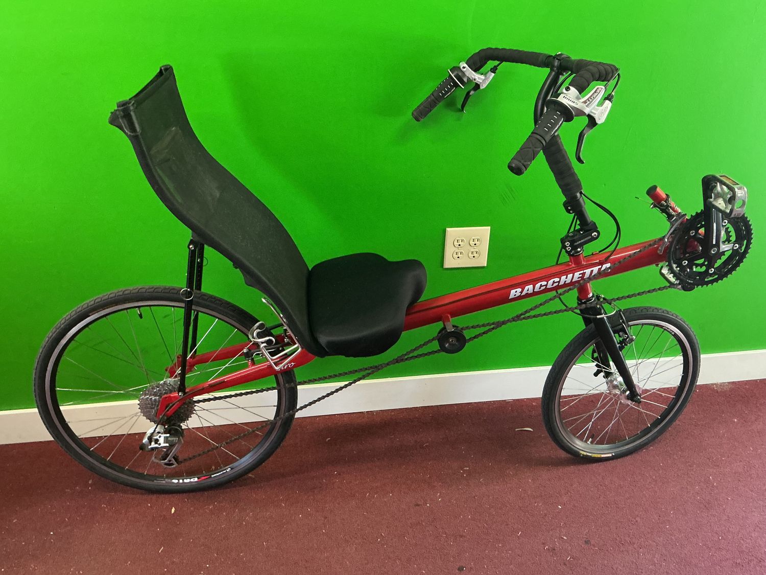 Used - Bacchetta Giro Reccumbent  Red 20 Front Series