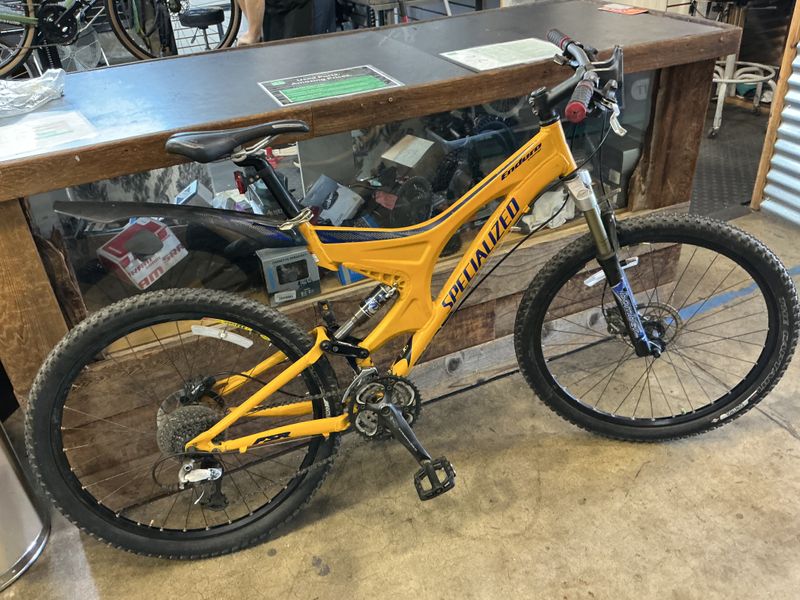 Used Specialized Full Yellow   FSR Medium