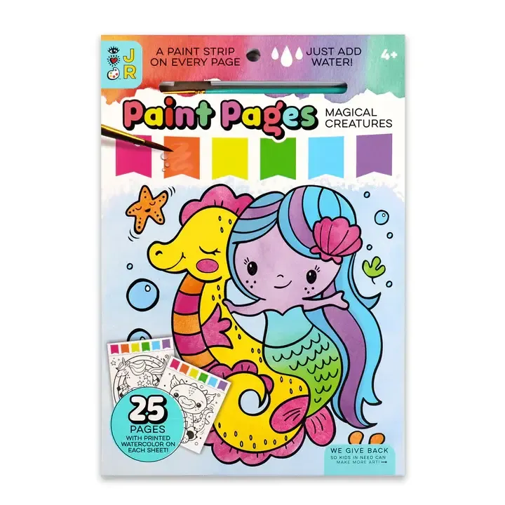Brt Strp paint pages magical creatures