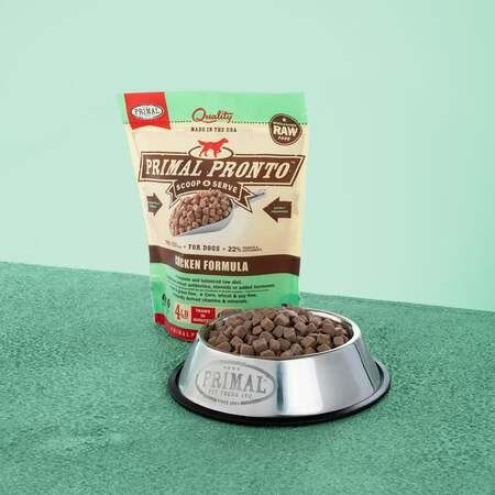 Primal Dog Frozen Pronto Chicken 4lbs