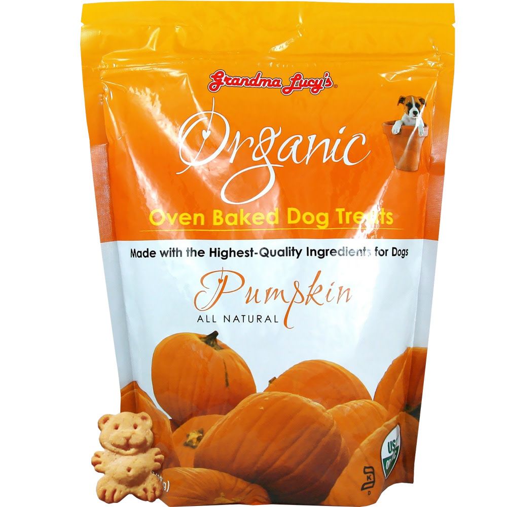 Grandma Lucy&#39;s Dog Treats Organic Baked Pumpkin 14oz