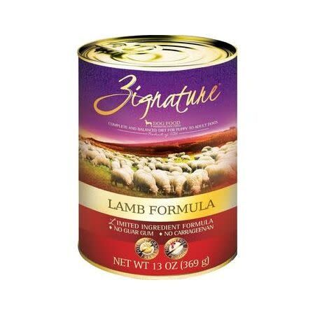 Zignature Dog Can GF Lamb 13oz