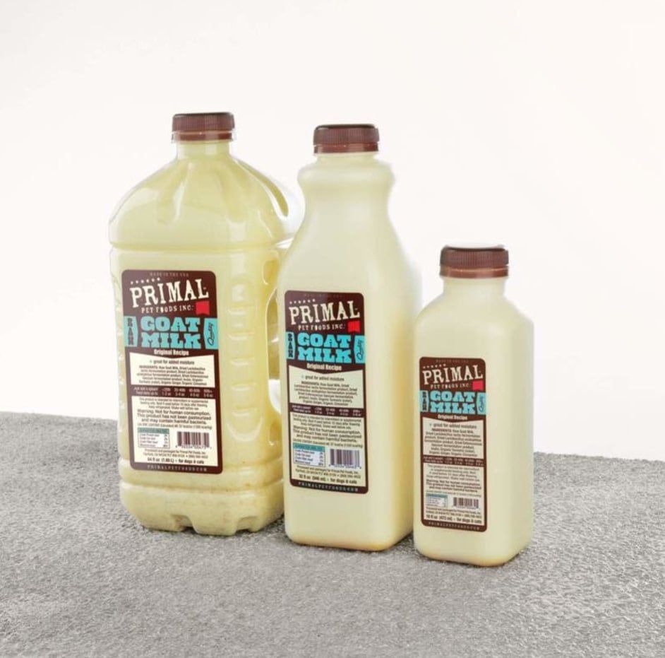 Primal Frozen Goat&#39;s Milk 1 Quart 32oz