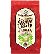 Stella &amp; Chewy&#39;s Dog Dry Raw Coated GF Duck Cage-Free 22#