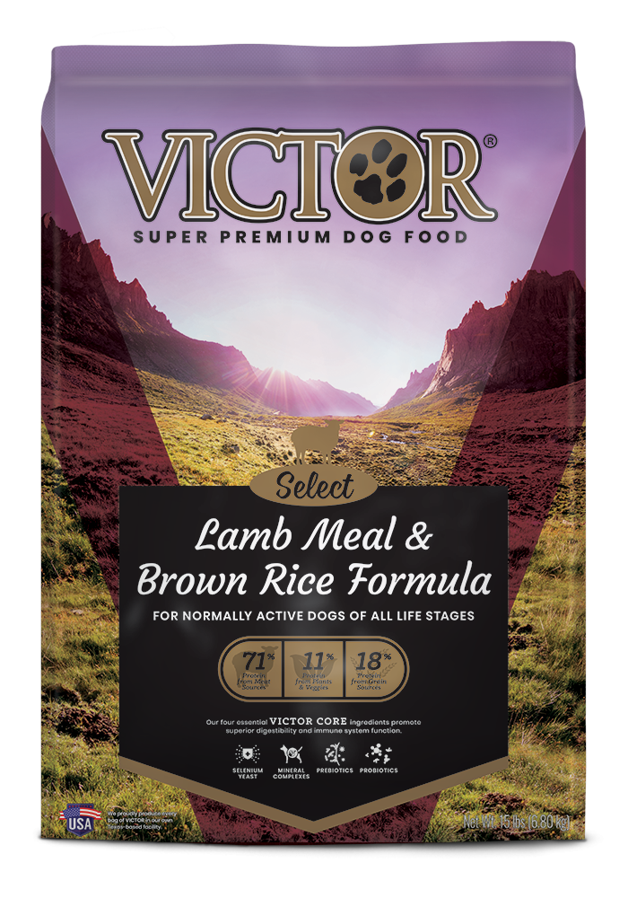 Victor Select Lamb Meal &amp; Brown Rice 40lbs