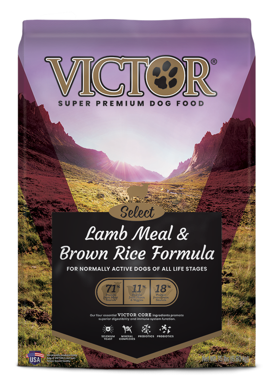 Victor Select Lamb Meal &amp; Brown Rice 40lbs