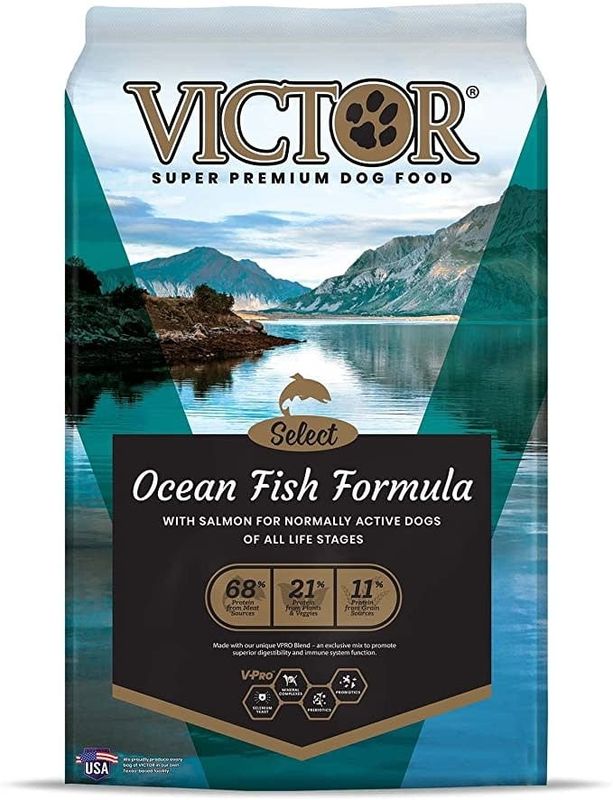 Victor Dog Dry Select Ocean Fish 40lbs