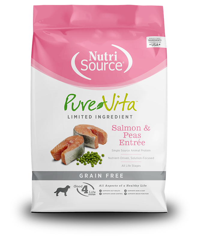 Pure Vita Dog GF Salmon &amp; Peas 5lbs