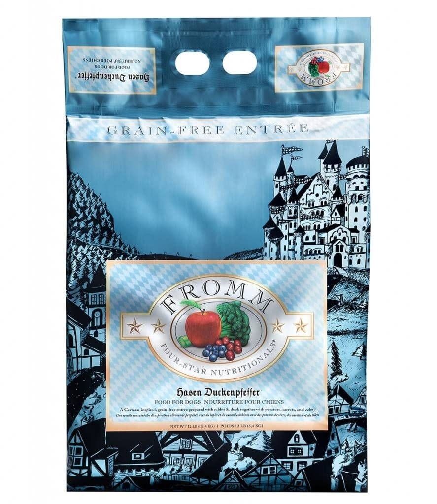Fromm 4 Star Dog Dry GF Hasen Duckenpfeffer 4lbs