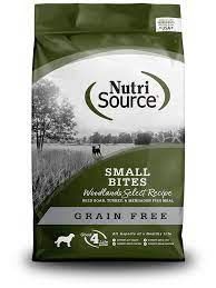 Nutrisource Dog GF Woodland Select Small Bites 15lbs