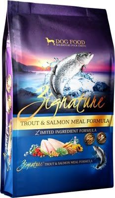 Zignature Dog GF Trout &amp; Salmon Meal Formula 25Lbs