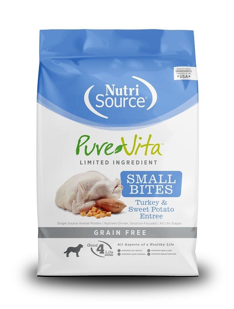 TF PURE VITA DOG GF TURKEY &amp; SW.POTATO SMALL BITES 15#