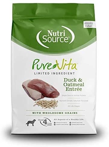 Pure Vita Dog Duck &amp; Oatmeal 25lbs