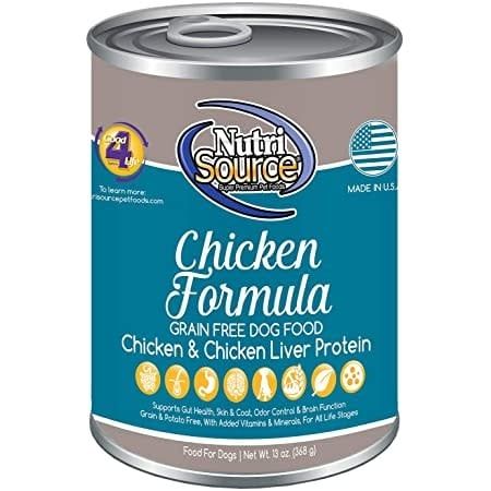 Nutrisource Dog Can GF Chicken 13oz 12/Case