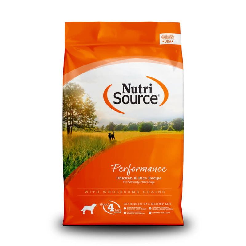Nutrisource Dog Super Performance Chicken &amp; Rice 40lbs