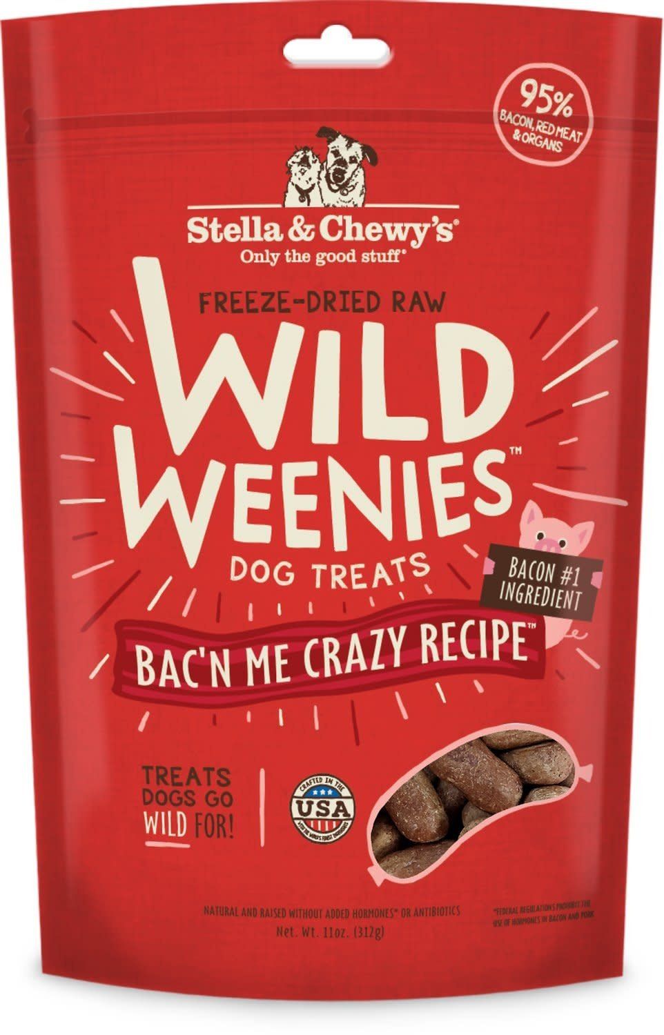Stella &amp; Chewy&#39;s Wild Weenies Bcn Me Crazy 11oz