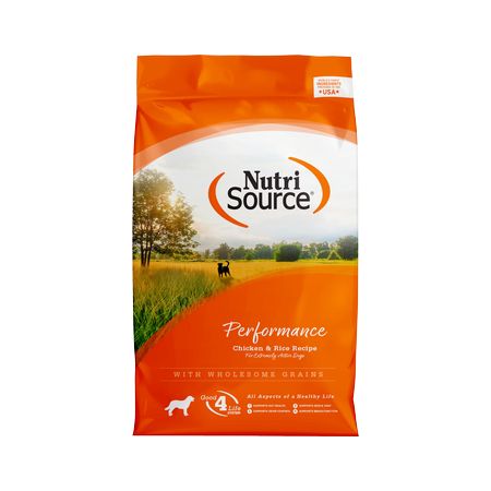 Nutrisource Dog Performance Chicken &amp; Rice 40lbs