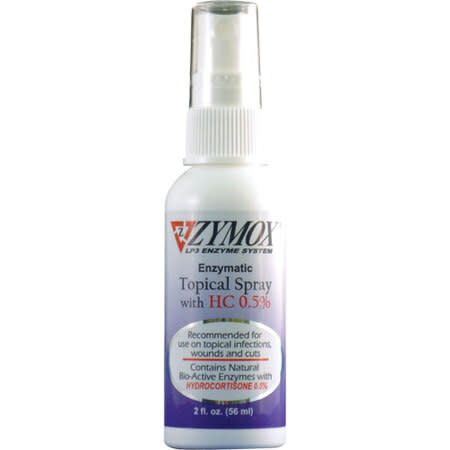 ZYMOX SPRAY 2 OZ BOTTLE W/.5% HYDROCORTISONE
