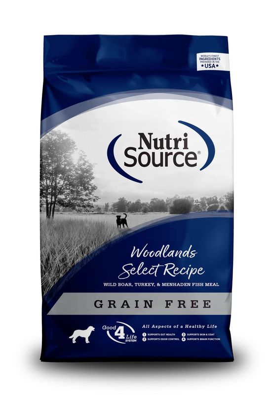 Nutrisource Dog GF Woodlands Select Boar &amp; Turkey 26lbs