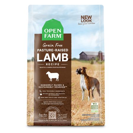 OPEN FARM DOG DRY GF PASTURE- RAISED LAMB 4lbs