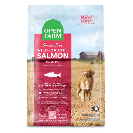 OPEN FARM DOG DRY GF WILD- CAUGHT SALMON 4lbs