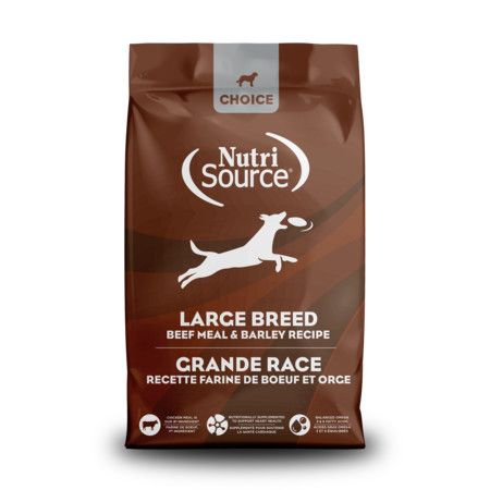 NutriSource Choice Dog Beef Large Breed 40#
