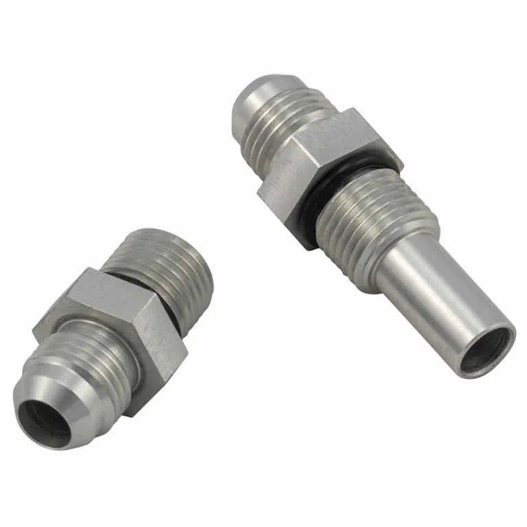 Bowler GM 4L80 Front &amp; Rear Cooler Fittings (-6AN Male 9/16-18 NPSM Thread) - 2410007