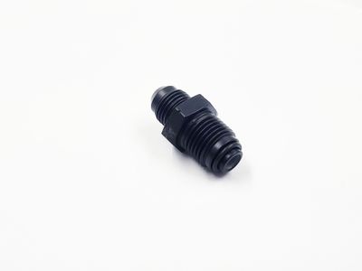 Pure Stealth Power Steering Adapter: Late GM P/S Box Or Rack - 18MM 1.5 With Viton O-Ring x -6 AN (Steel) (1 Fitting)- X11730
