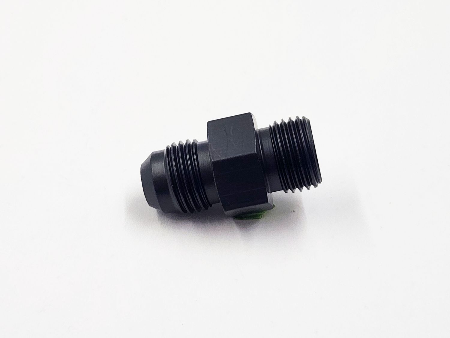 Pure Stealth Power Steering Adapter: 16MM 1.5 Male Inverted Flare  x -6AN (Approx. .500&quot;  From Hex To Seat) - (Steel) - (1 Fitting) - X11720INV