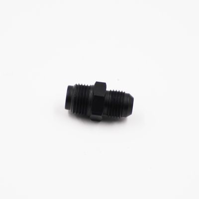 Pure Stealth Power Steering Adapter: 11/16-18 Male Inverted Flare To -6 AN - (Steel) - (1 Adapter) - X11750