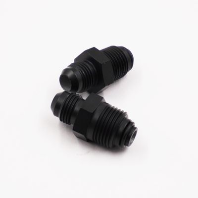 Pure Stealth  Power Steering  Adapter Kit - 14MM 1.5 &amp; 16MM 1.5 Male Threads With Viton O-Rings to -6AN - (Steel) - (2 Adapter Kit) - X11780