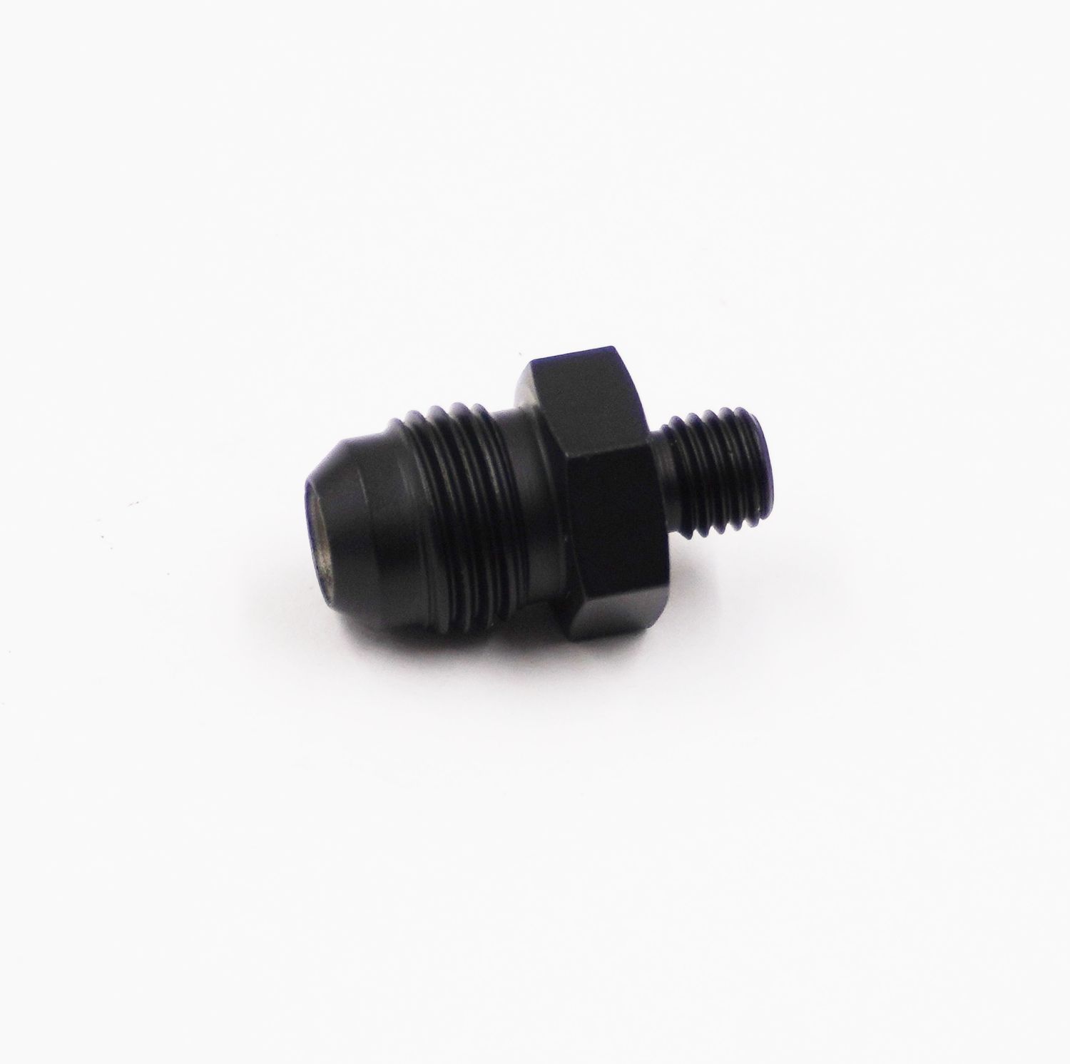 Pure Stealth Power Steering Hydroboost Adapter: 5/16 - 24 x -6 AN. (Steel) - X11855